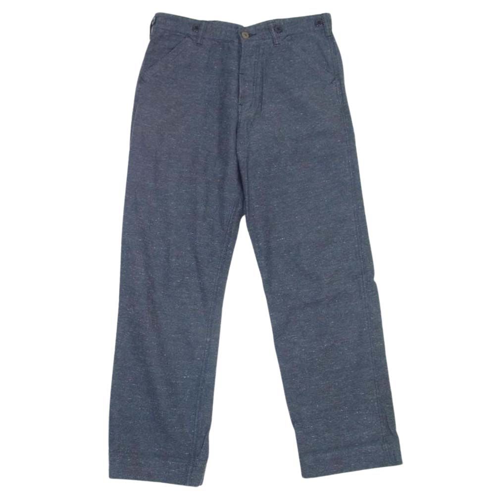 WEIRDO ウィアード パンツ 13AW WRD-13-AW-17 BAT WRD PANTS バット コットン ツイル 刺繍 グレー系 S【中古】