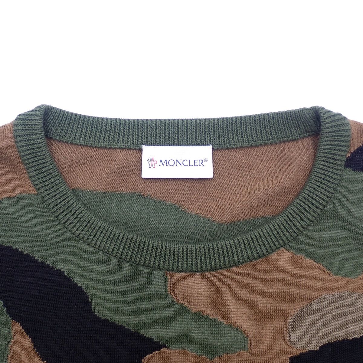 モンクレール ニット　セーター　moncler カモフラ MONCLER(モンクレール) MAGLIA TRICOT カモフラ ニット セーター 2017