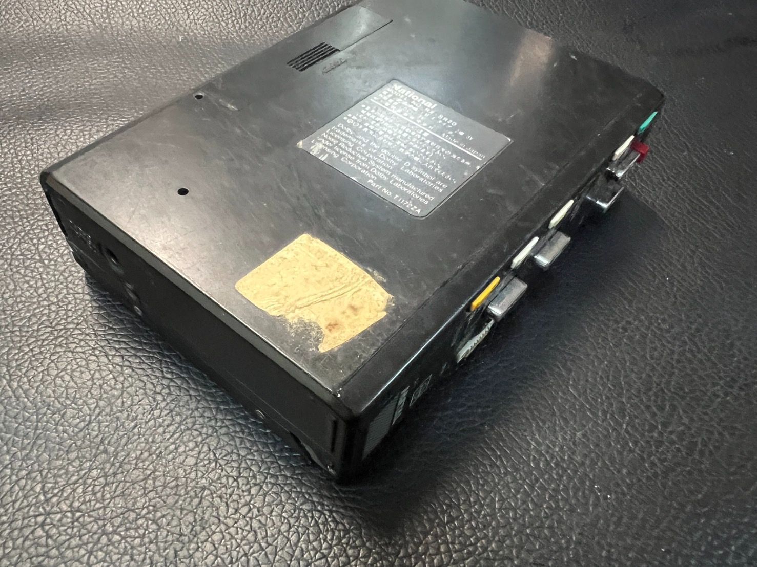 ジャンク ナショナル ポータブルカセットプレイヤー RX-SR20 松下電気 National（ナショナル）TV‐FM‐AM ステレオラジオカセット