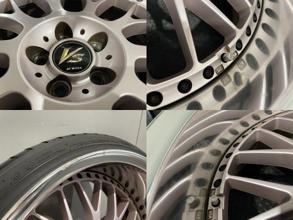 【HANKOOK 215/35ZR19 225/35ZR19】夏タイヤ【WORK VS-XX ダブルエックス 19インチ 9.5J/10J5HPCD100-9/-16】希少 深リム 86 BRZ等 MTE597