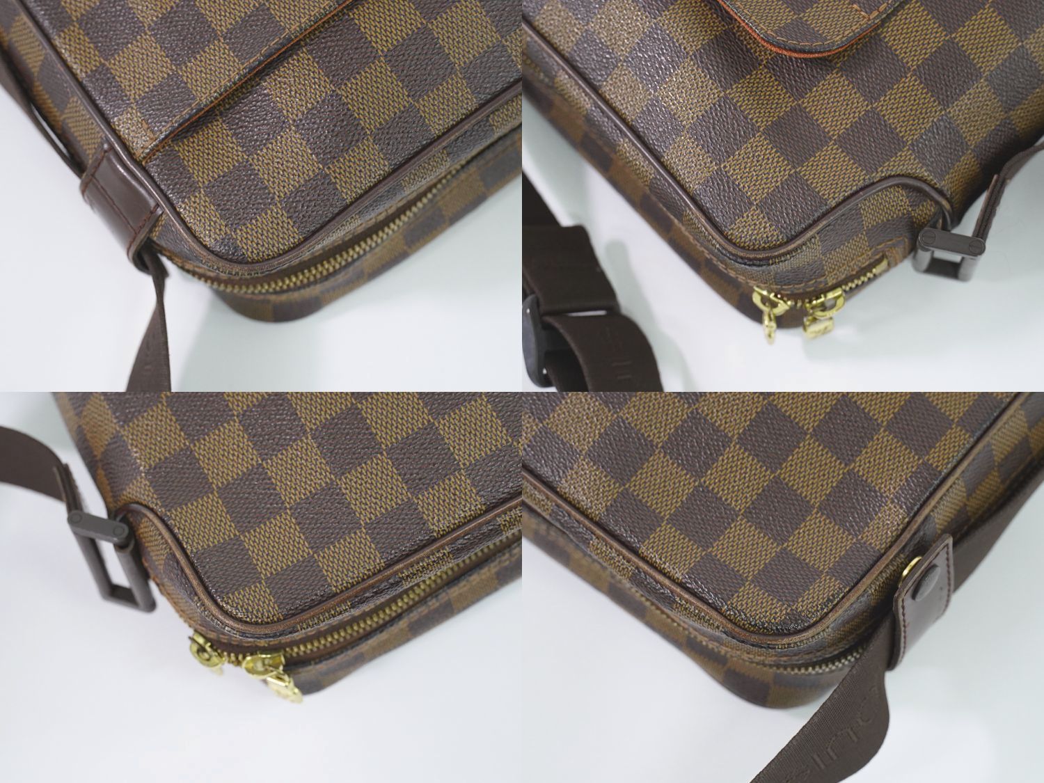 ルイヴィトン LOUIS VUITTON LV オラフ PM ダミエ エベヌ ショルダーバッグ ポシェット ブラウン N41442 Olav ビトン  バッグ 中古 - メルカリ