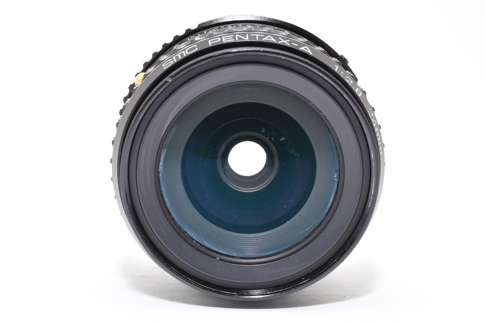  PENTAX SMC A 24 mm F 2 8 広角単焦点レンズ Kマウント MF 動作良好 フロント リアキャップ付 ペンタックス レンズ フィルム対応 レンズ(単焦点) カメラ