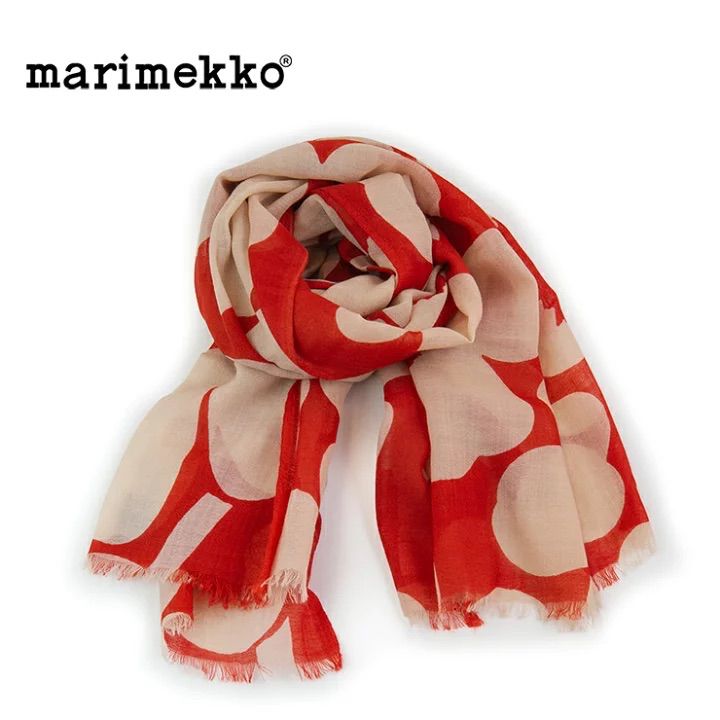 091446 マリメッコ marimekko Fiore Unikko ストール レディース