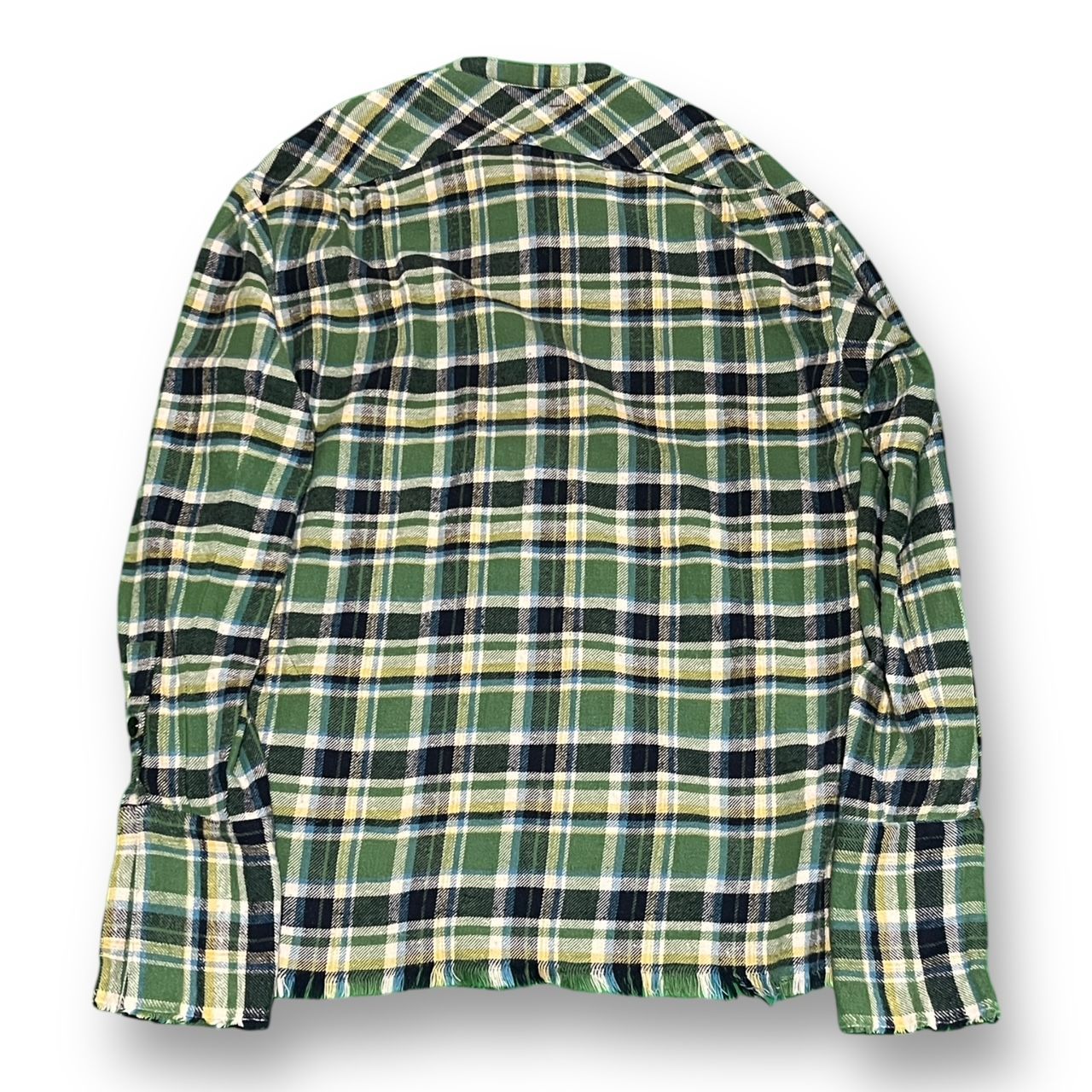 GREG LAUREN CLASSIC STUDIO バンドカラー チェックシャツ グレッグ 