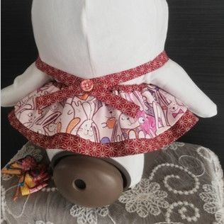 LOVOT ラボット服 福袋付き 着物風 お正月 ワンピース ハンドメイド