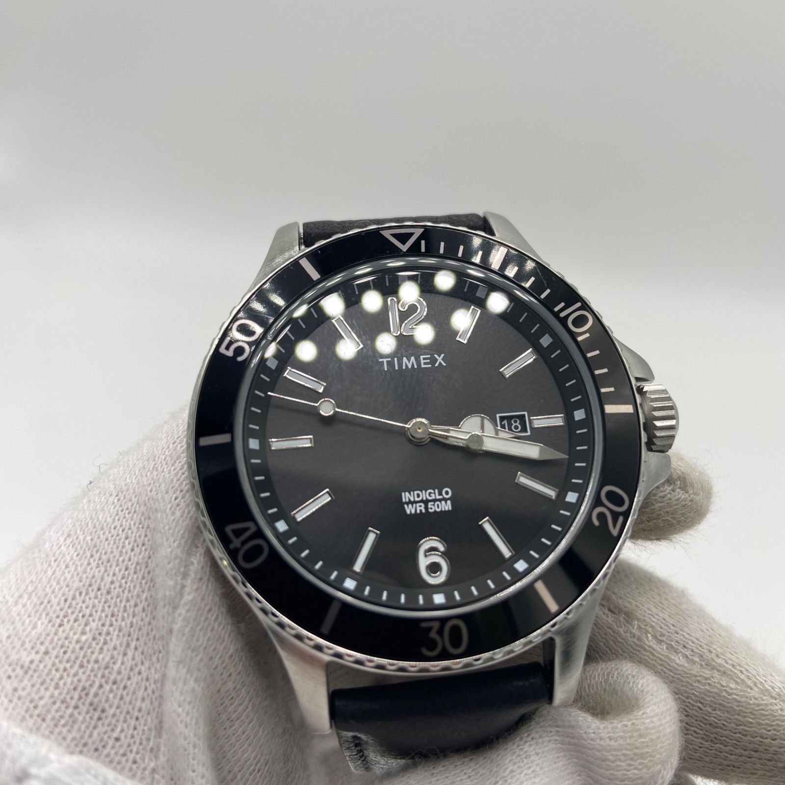TIMEX タイメックス Harborside ハーバーサイド 腕時計 Tw2R64400 ブラック メンズ クォーツ 時計(ME79 ...