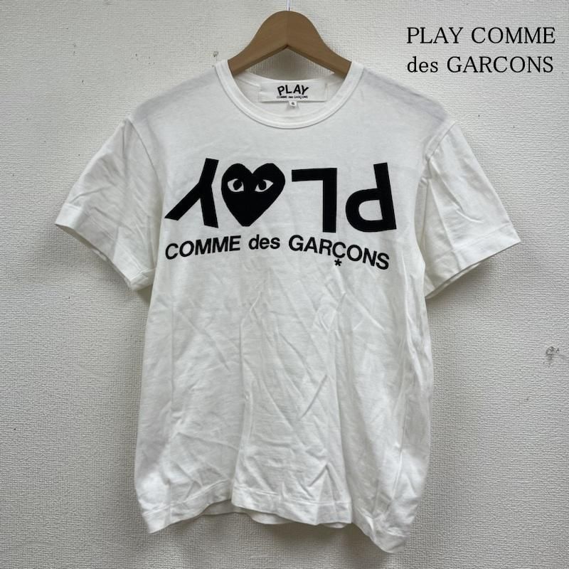 PLAY Comme des Garcons プリント クルーネック半袖Tシャツ PLAY COMME des GARCONS コムデギャルソン Play Logo T-Shirts T