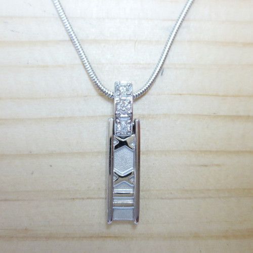 ティファニー 750 K18 WG アトラス バーダイヤ ネックレス Tiffany & Co. - TIFFANY＆Co. ティファニー アトラスオープン