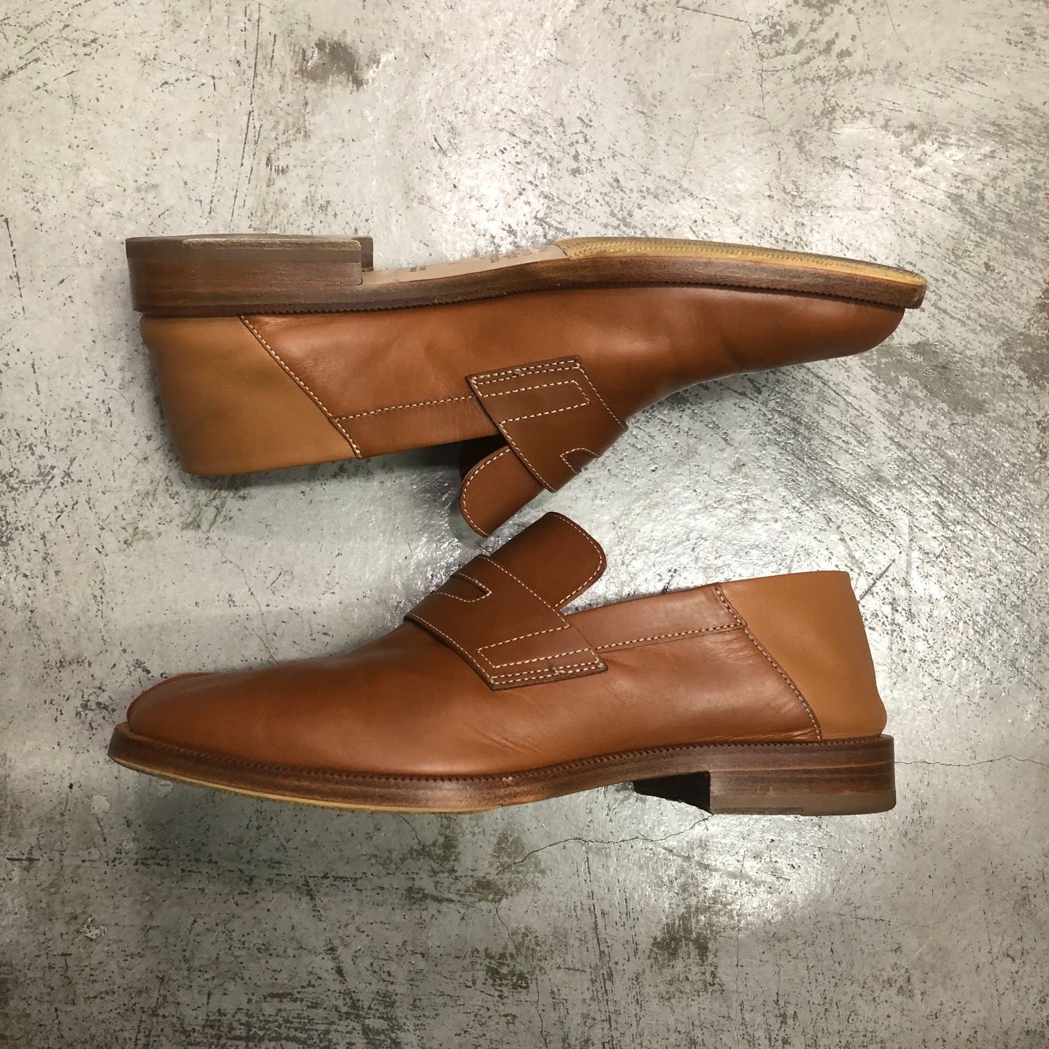 Maison Margiela Tan Tabi Loafers S57WR0132 足袋 レザー ローファー
