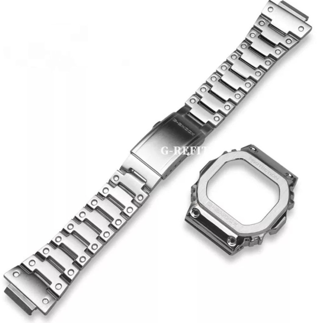 G-SHOCK 5600BB メタルベゼルバンドセット CASIO G-SHOCK Gショック カスタム ケース ベルト セット