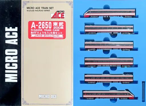 中古】鉄道模型 1/150 東武 200系 急行 りょうもう 6両セット [A2650] 東武