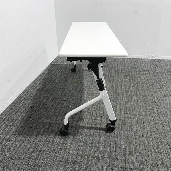 フラップ式会議テーブル ZBR 井上金庫 ホワイト