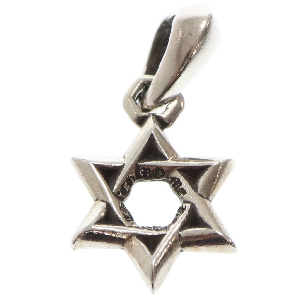 CHROME HEARTS (クロムハーツ) STAR OF DAVID PENDANT スターオブダビデ ペンダントトップ シルバー 国内ギャランティ付き