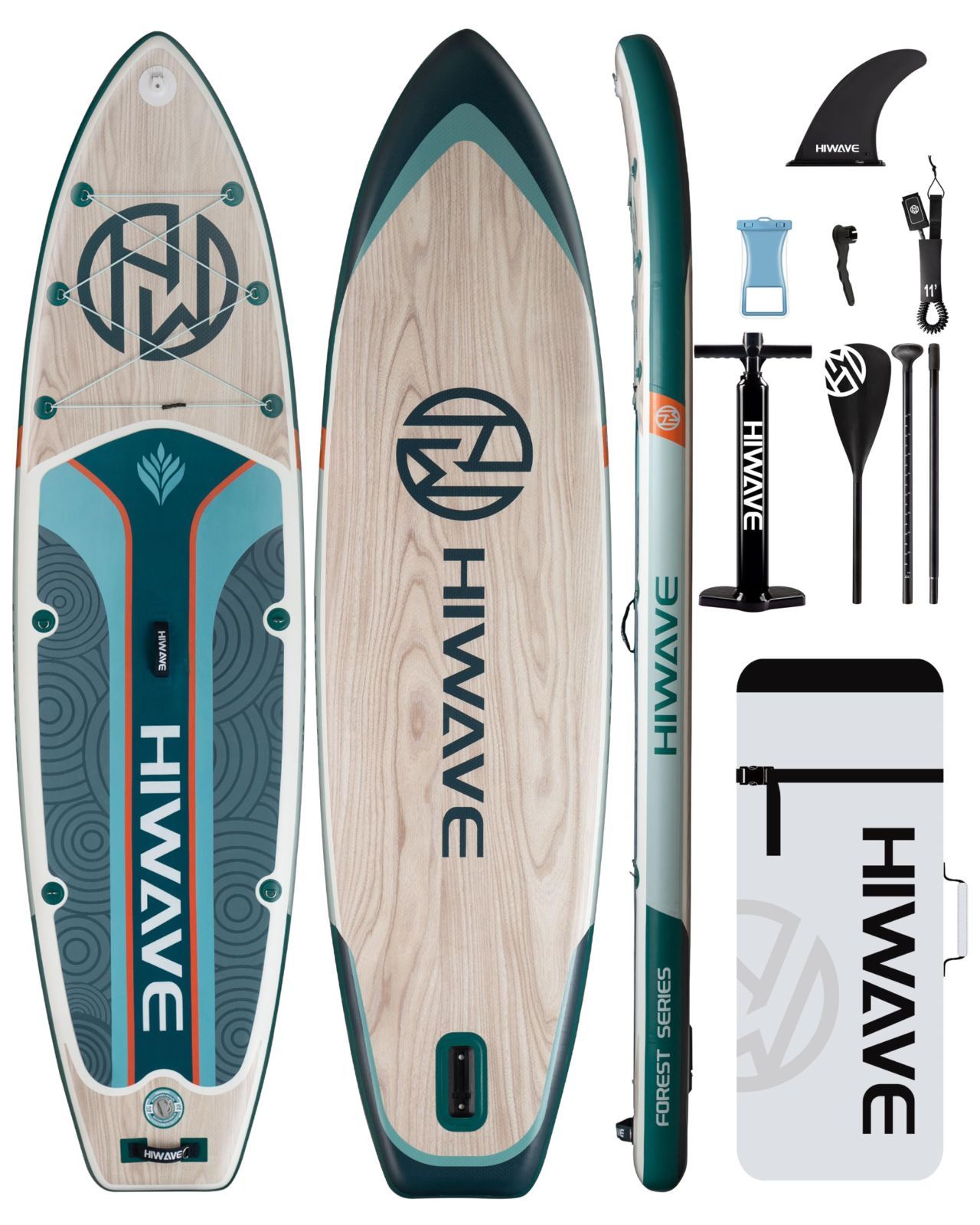 Board Round All All Levels Skill of Youth - Adults for Boards Paddle Inflatable 11 *34*6 Hiwave