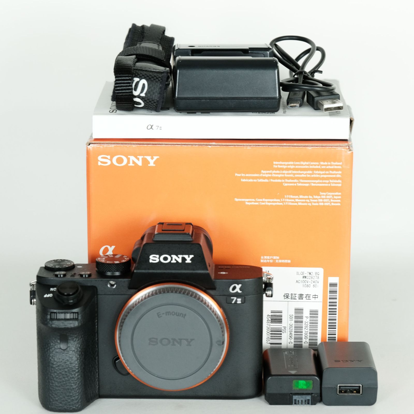 美品｜シャッター数13,250回｜別売チャージャー付] SONY α7 II