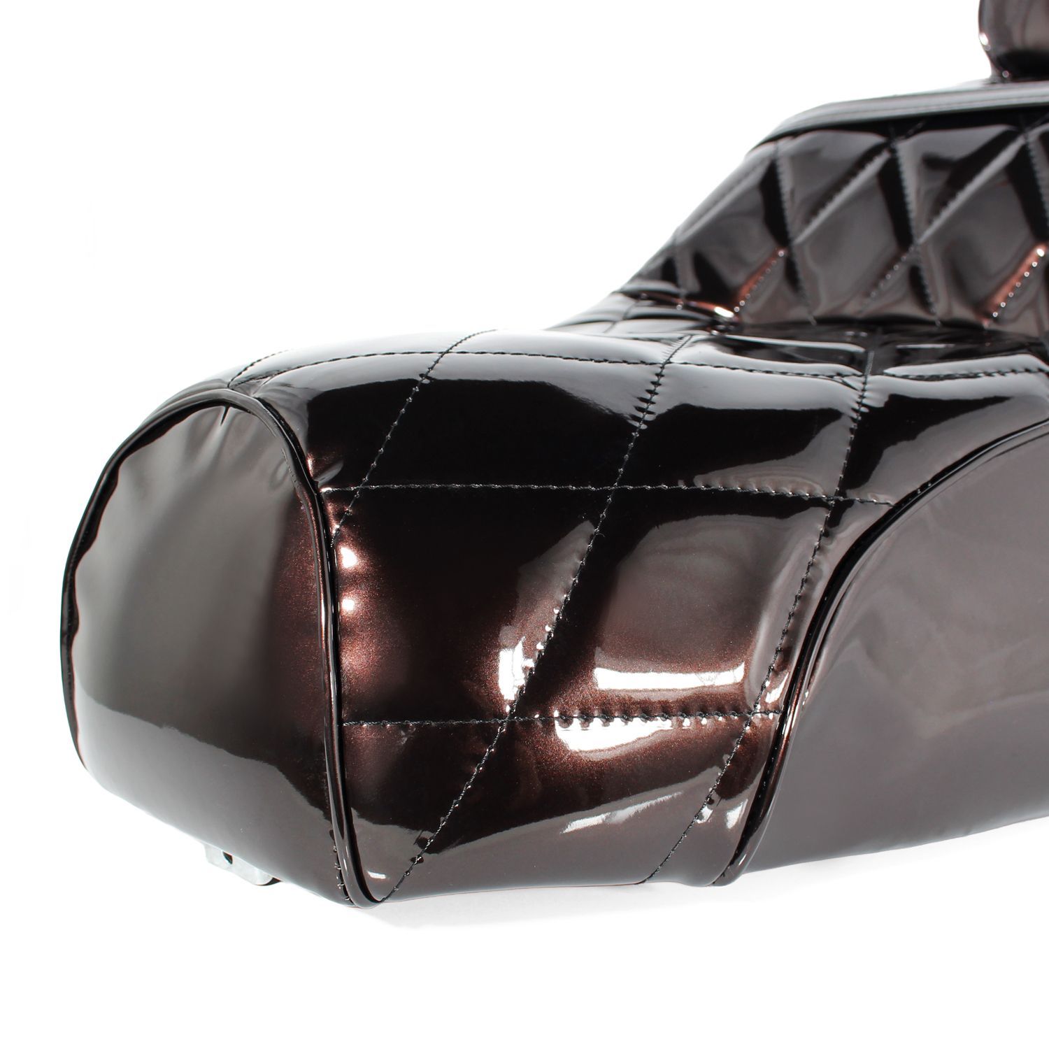 エナメル カスタム シート ホンダ フュージョン MF02 ブラウン 茶色