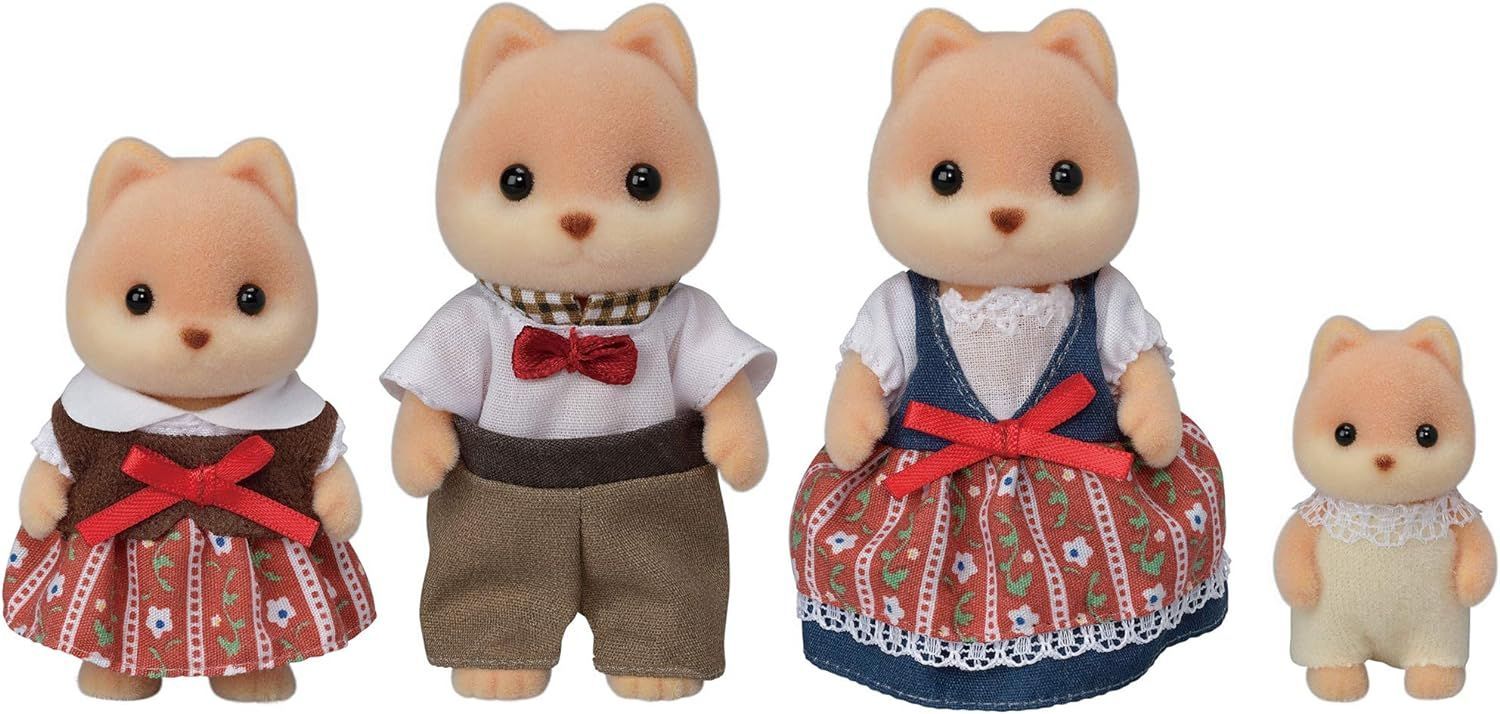 シルバニアファミリー 人形 キャラメルイヌファミリー FS-35 ドールハウス Sylvanian Families 社 