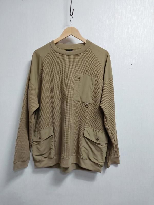 【雷市場（ポンジャン）商品韓国直送】日本 wmb 防風ポケット配色メンズ長袖コットンTシャツ 未使用 105