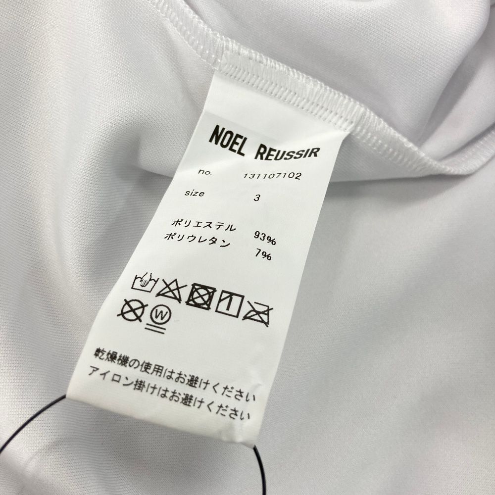 サイズ：3 NOEL REUSSIR ノエルレシール ハイネック 半袖Tシャツ