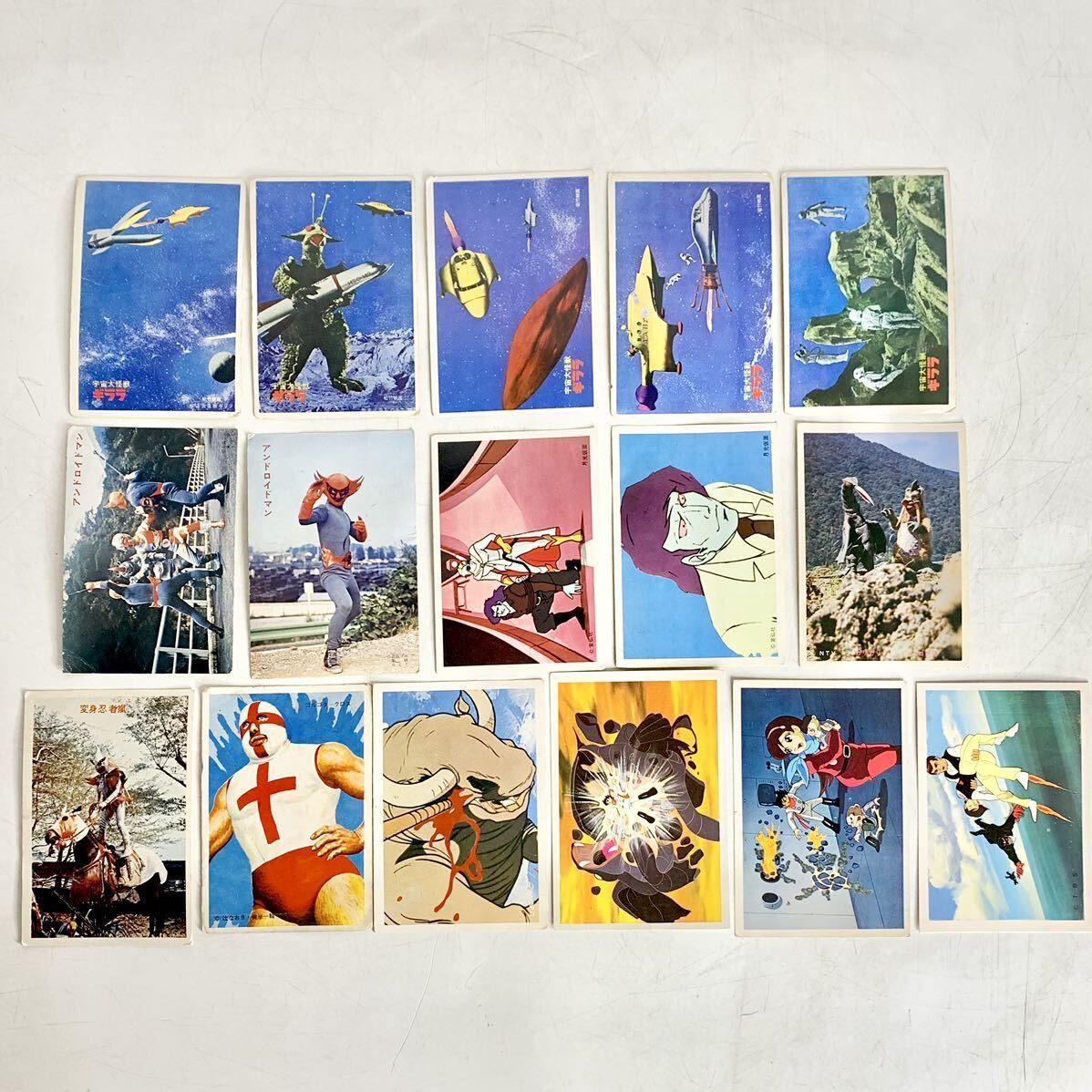 昭和レトロ 5円引き ブロマイド ギララ キカイダー 月光仮面