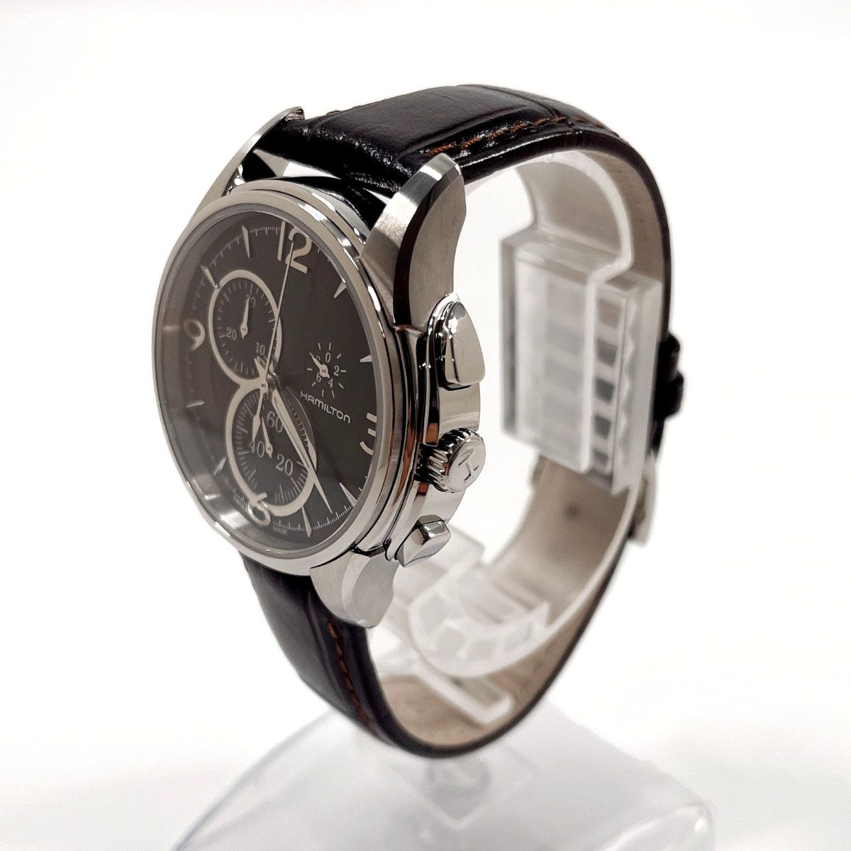 ハミルトン 腕時計 ジャズマスター クロノグラフ H323720 シルバー