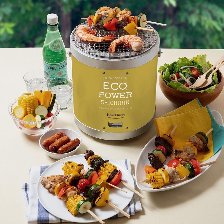 homecheery セラミック 七輪 バーベキュー BBQ アウトドア キャンプ 