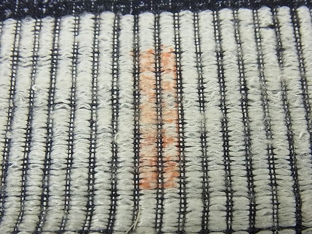 平和屋本店□極上 本場結城紬 重要無形文化財 100亀甲 雪輪重ね