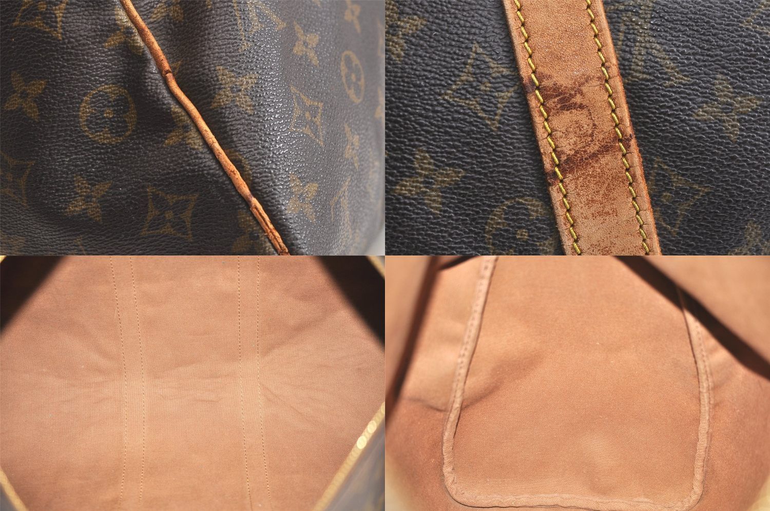 ジャンク　ヴィトン キーポル45 LOUIS VUITTON ルイヴィトン モノグラム キーポル 45 トラベル