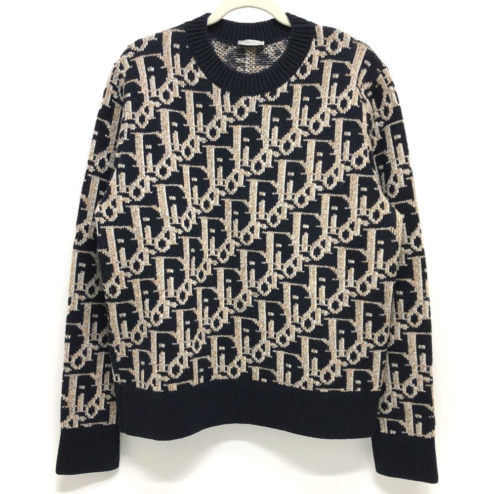 DIOR ニット セーター S 中古】DIOR ディオール ケーブル編み ヤク