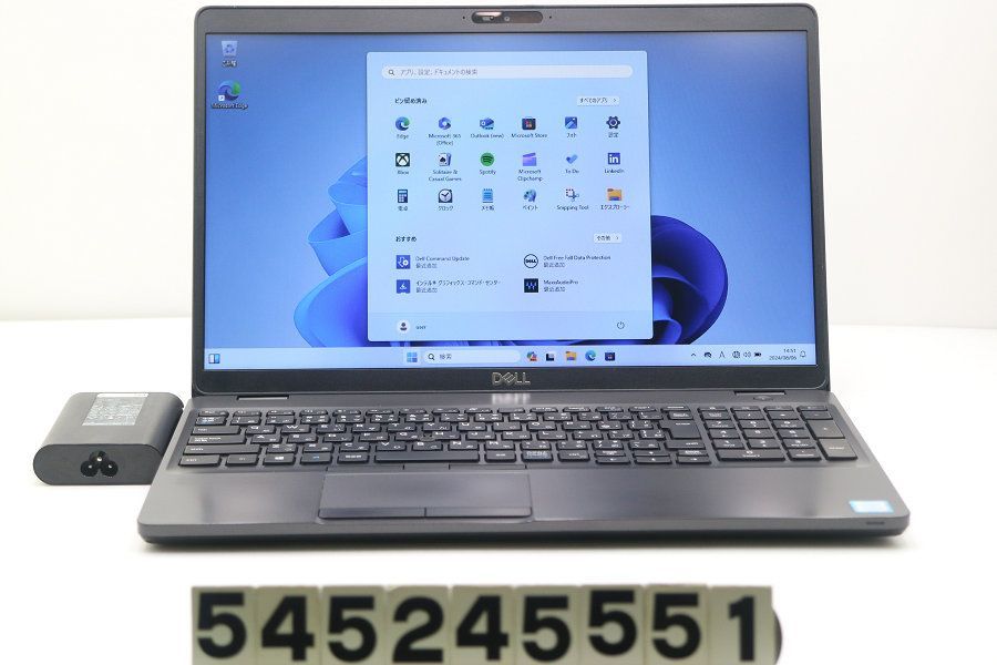 DELL Latitude 5500 Core i5 8265U 1.6GHz/8GB/256GB(SSD)/15.6W/FWXGA(1366x768)/Win11 【545245551】