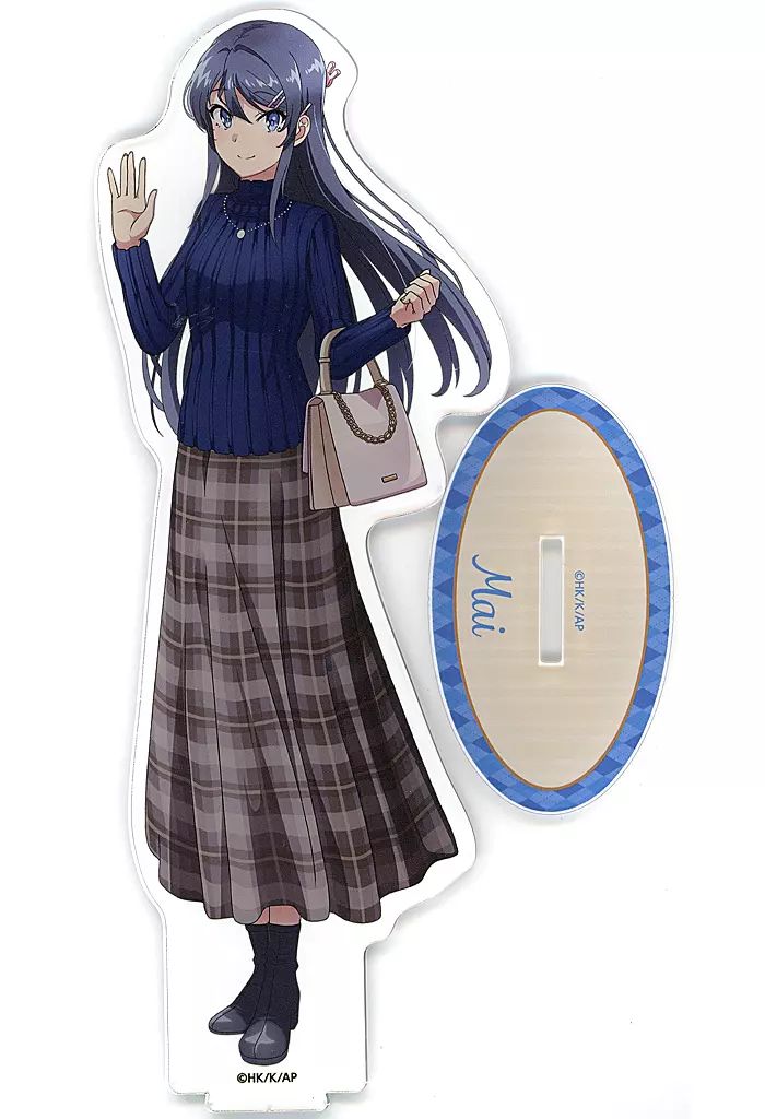 青ブタ ★くじ引き堂 ★桜島麻衣 ・S賞BIGアクリルスタンド ・アクリルパネル 青春ブタ野郎はバニーガール先輩の夢を見ない 桜島麻衣Happy