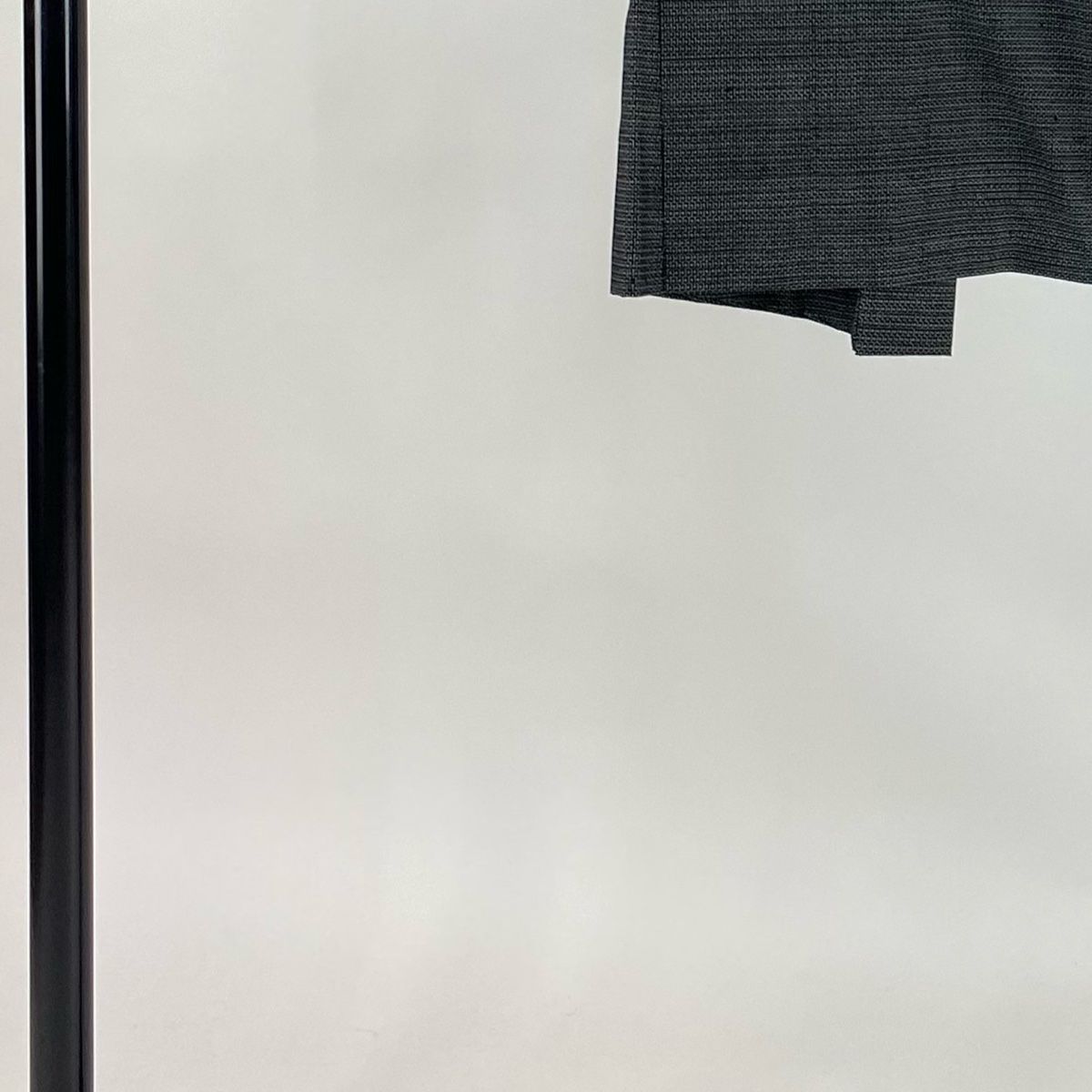 男着物 身丈95cm 裄丈68cm S 羽織 紬 亀甲絣 黒 正絹 秀品