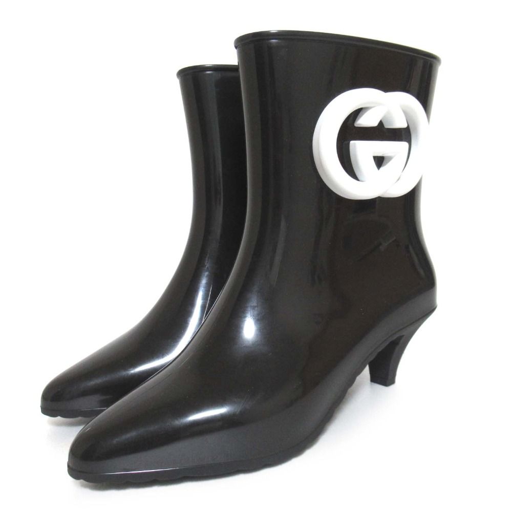 LOUIS VUITTON ルイヴィトン ドロップスライン・レインブーツ Bランク