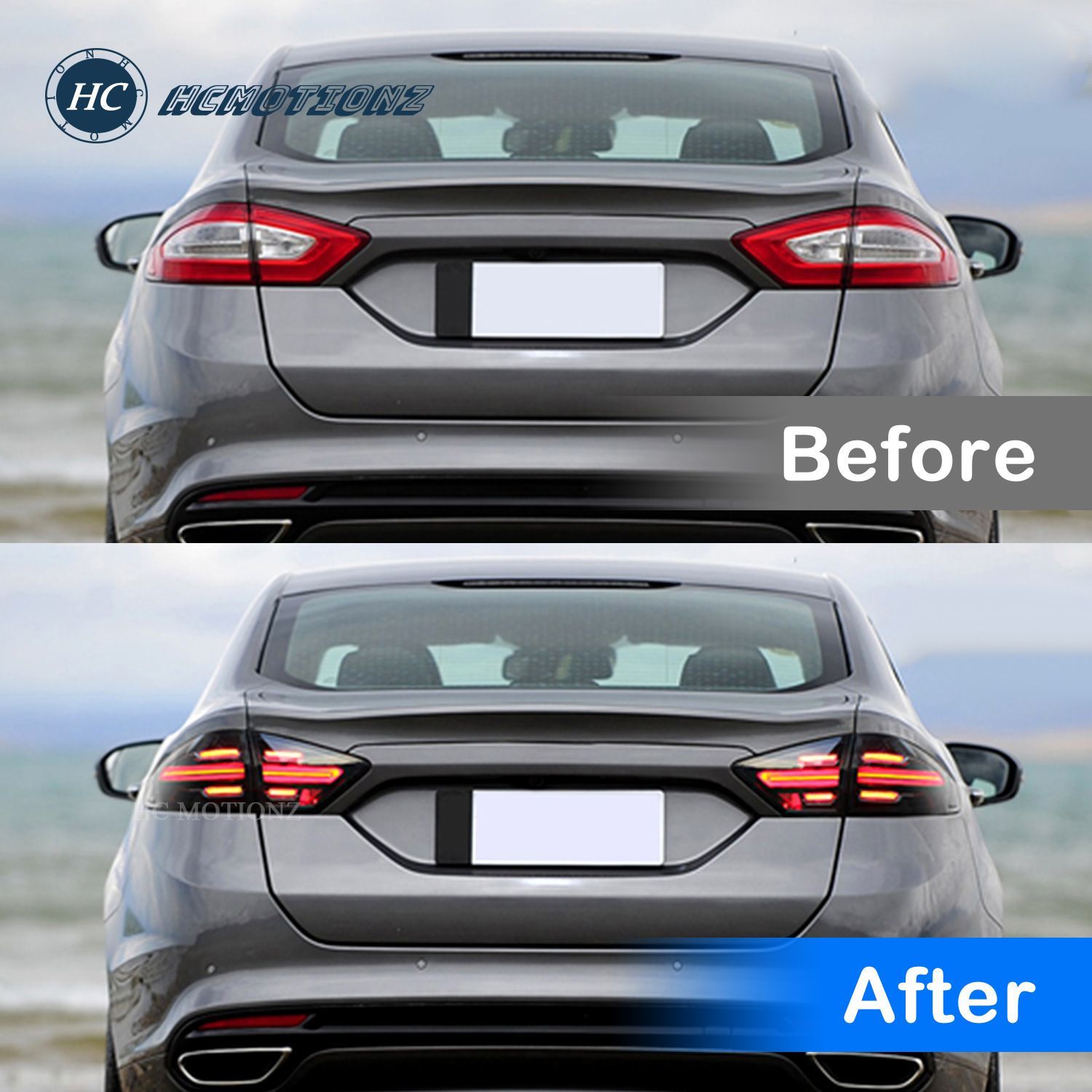 13-20年モデル LED流光転向テールランプアセンブリ