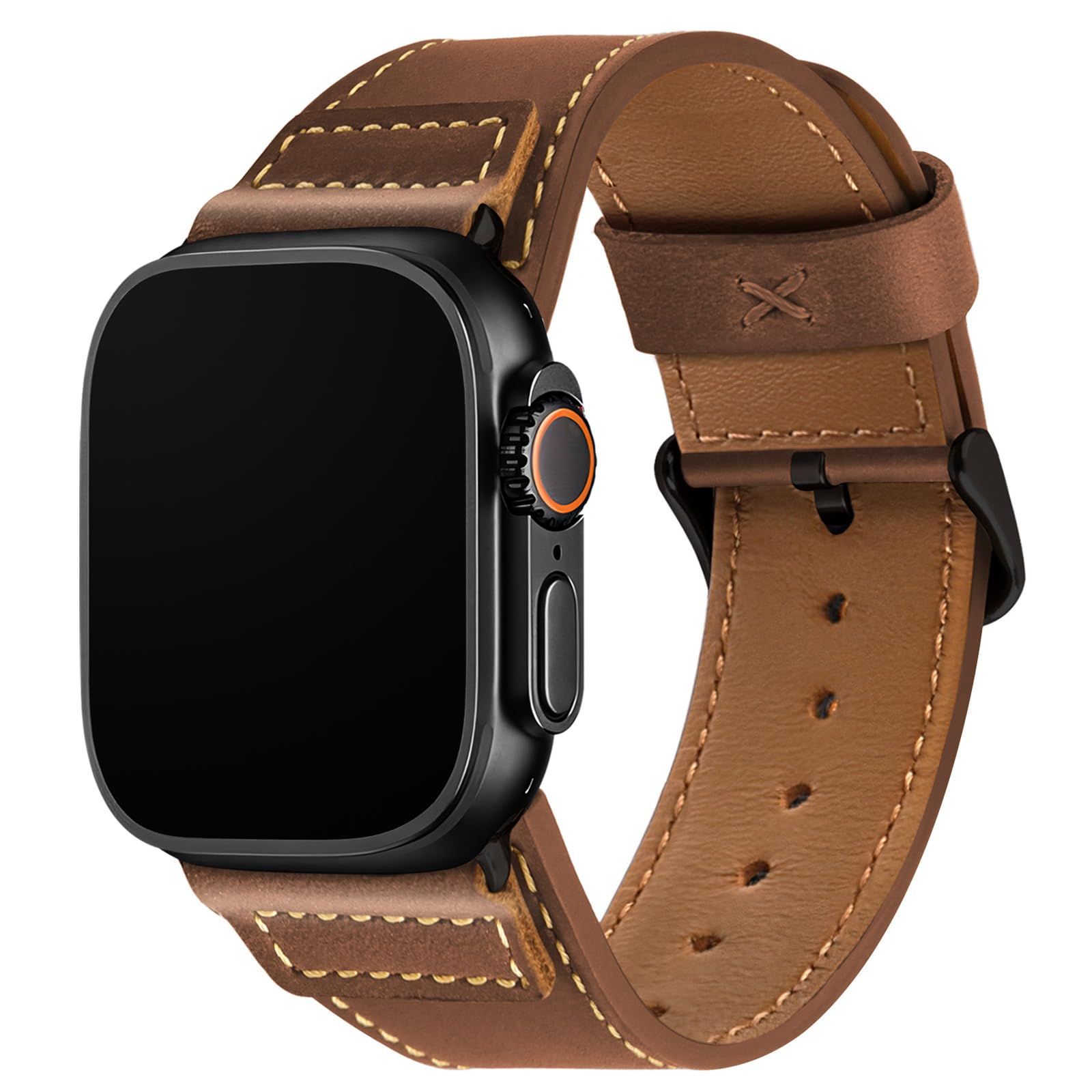 アップルウォッチ 純正 バンド レザーリンク44mm箱付き アップルウォッチ バンド レザー 38mm 40mm 41mm 42mm 44mm 45mm