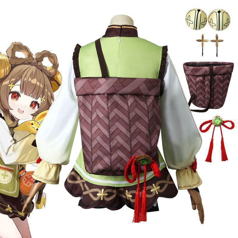 原神 げんしん ヨォーヨ コスプレ衣装 ハロウィン 変装 仮装 コスチューム 大人 cosplay イベント アニメ クリスマス 原神（Genshin） ヨォーヨ Yaoyao コスプレ衣装 原神 げんしん
