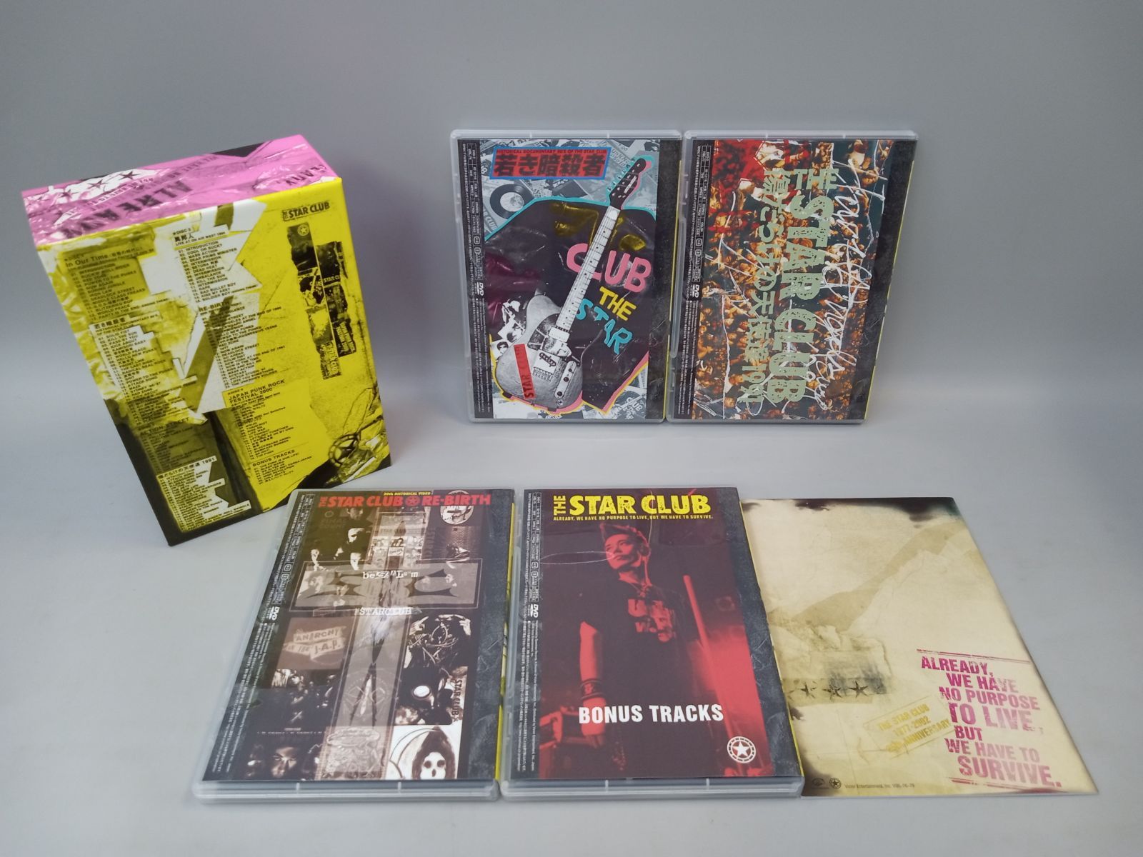 THE STAR CLUB THE COMPLETE DVD BOX THE PUNK IS OUR LIFE