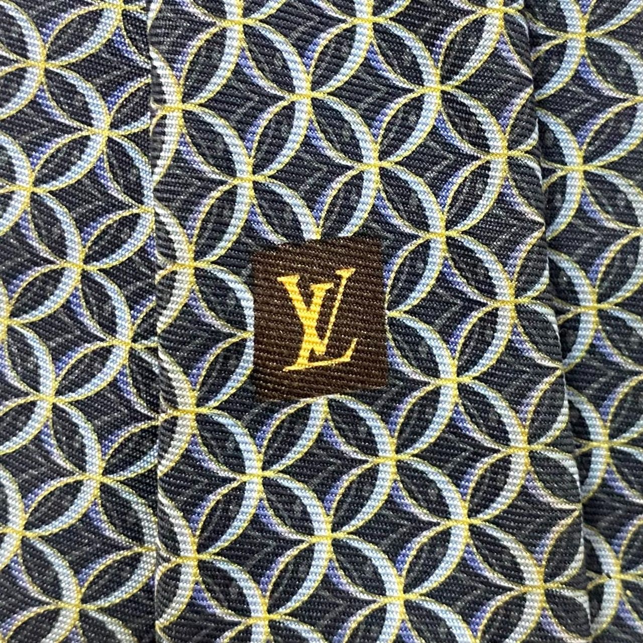 美中古品　ルイスヴィトン　ネクタイ　GLD  シルク　モノグラム LOUIS VUITTON（ルイヴィトン）オンライン販売|カインドオル