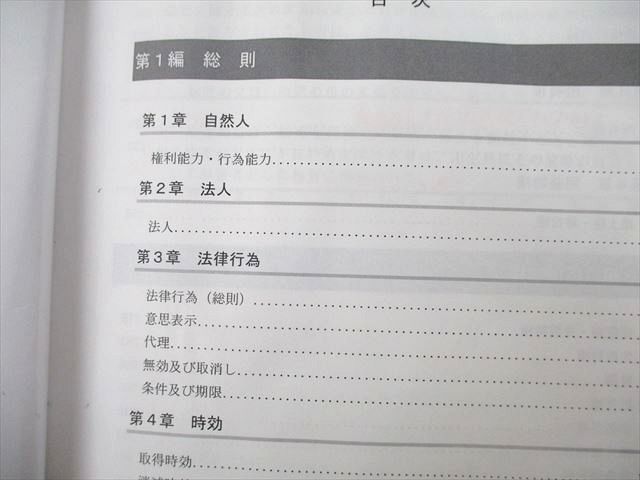 TZ27-047 LEC東京リーガルマインド 司法試験 体系別短答過去問題集 民法I〜III テキスト 2021 計3冊 48M4D