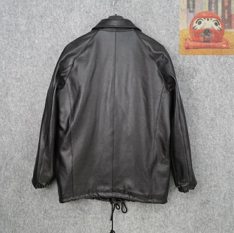 新品未使用】レザージャケット 上品 カジュアル 本革 牛革 高級