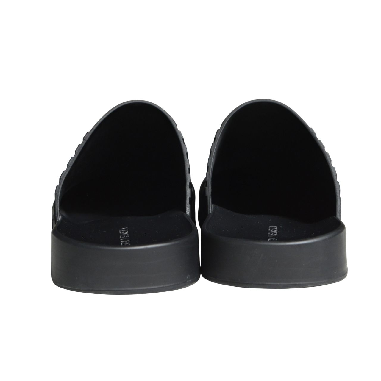 サンダル・ミュール Bottega Veneta Plat Mule Black BOTTEGA VENETA 850$ Men's Plat Mule Slide Sandals In Black