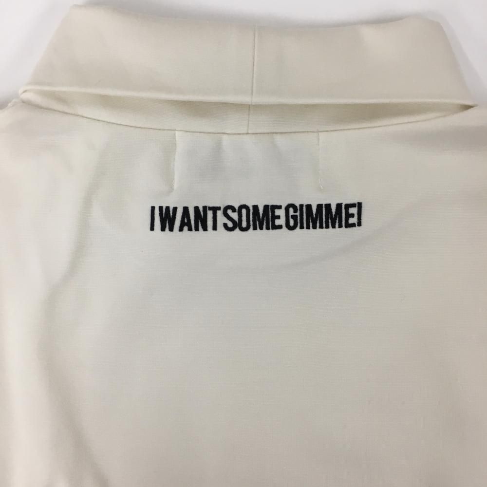 新品】ホーンガーメント 長袖ハイネックシャツ 白×黒 袖スマイル