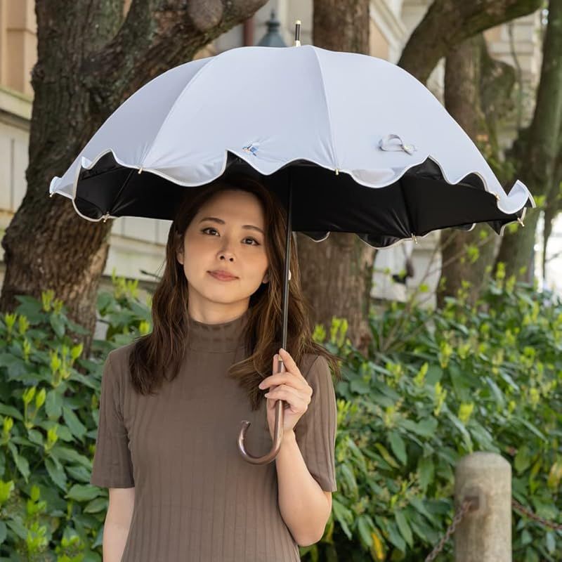 ロサブラン 日傘 完全遮光 折りたたみ uv 軽量 晴雨兼用 3段