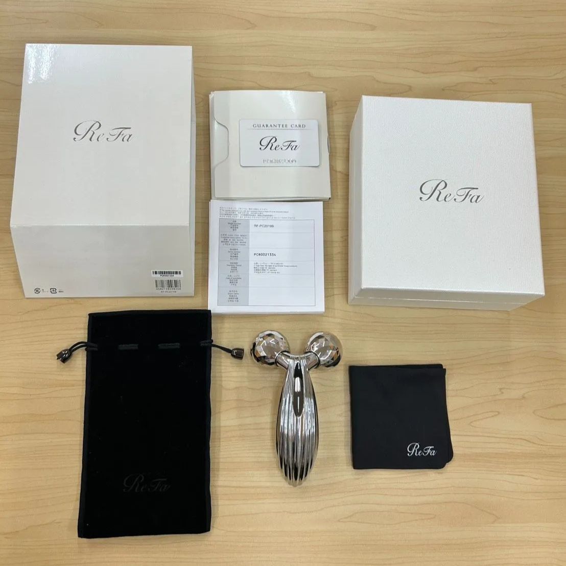◎【✨美容器具✨】美顔器 リファ カラットレイ 備品 箱 説明書 証明書