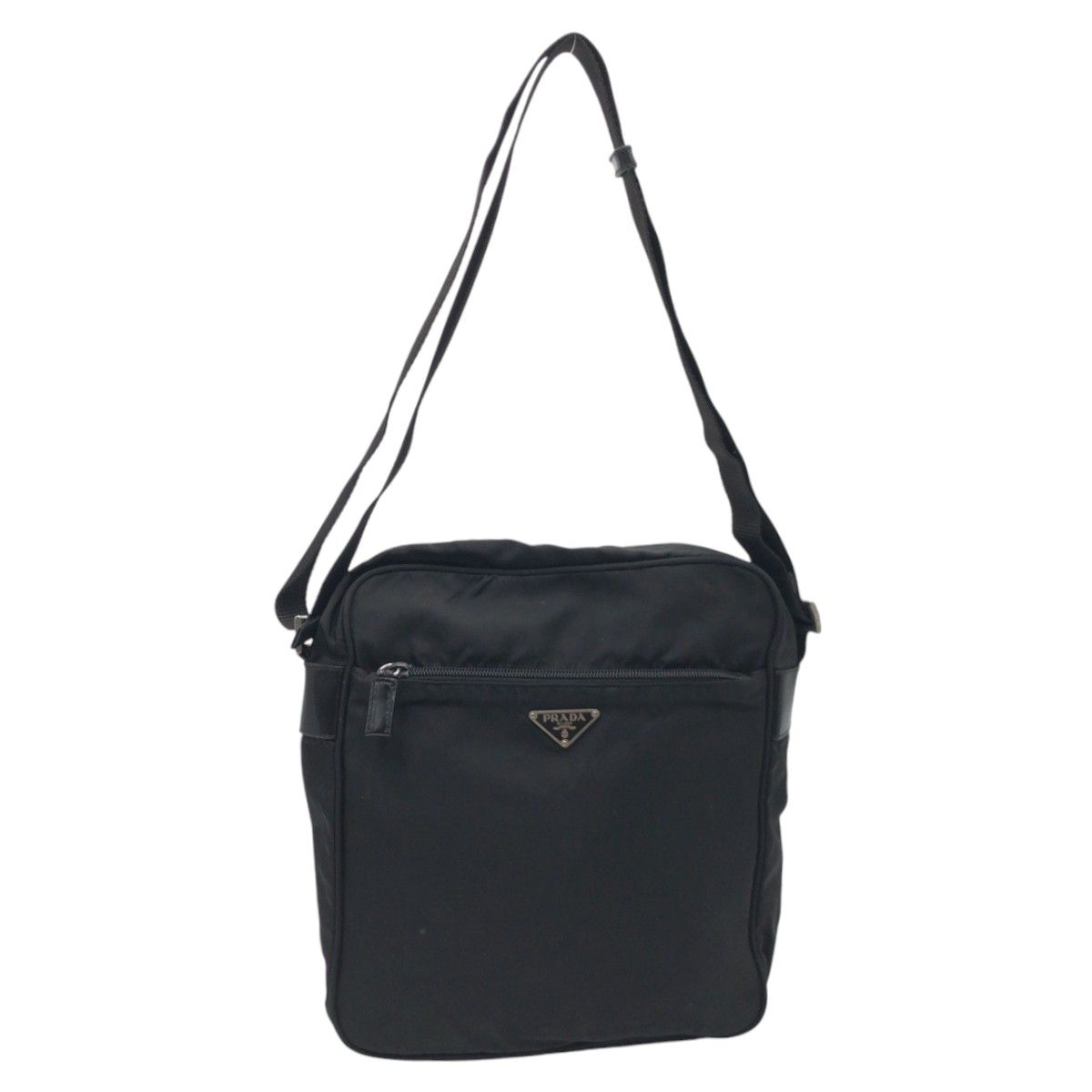 PRADAプラダ サコッシュ トライアングルロゴ ブラック ナイロン