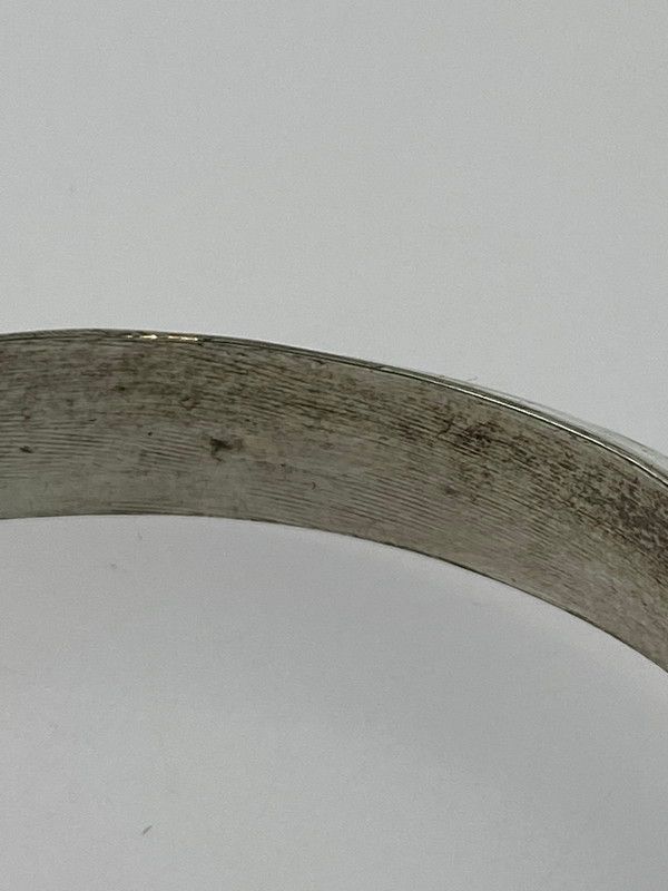 品 NAVAJO ナバホ SANDYBALLS STERLING TAHE スターリング バングル ヴィンテージバングル ブレスレット ナバホ族 191-251014-em-02-min KIN-KAAI_COM