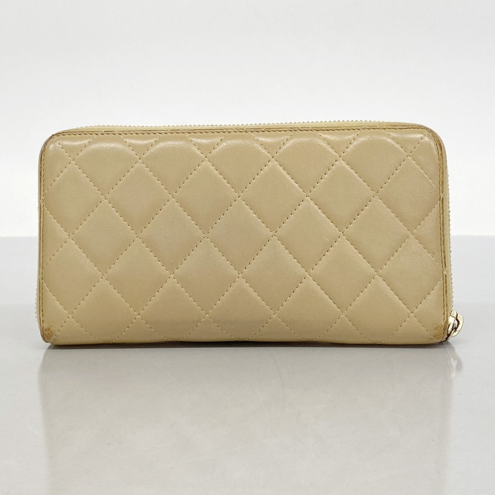 シャネル ラムスキン ベージュ レディース 長財布 シャネル(Chanel