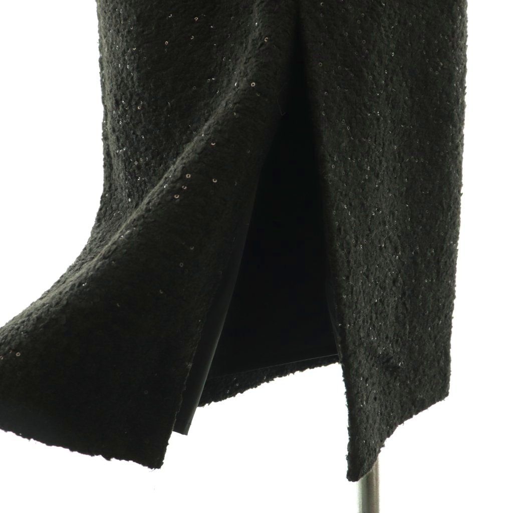  グレースコンチネンタル GRACE 24 AW ツイードタイトジャンパースカート ワンピース ロング 36 ブラック DO OS その他 キッズファッション小物