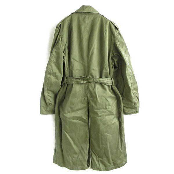 M50 usarmy トレンチコート　L コットンサテン　usa製 50's 50s 実物 米軍 US ARMY オーバーコート M-R コットンサテン トレンチ