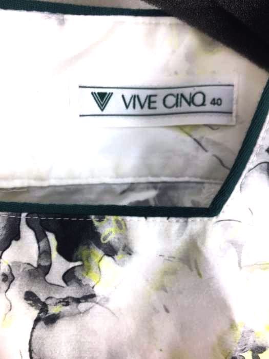 古着 ワンピース VIVE CINQ ベルト付き花柄ノースリ #168427#